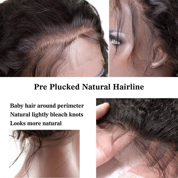 13x6 150% HD Lace Wig Glueless Human Hair Straight