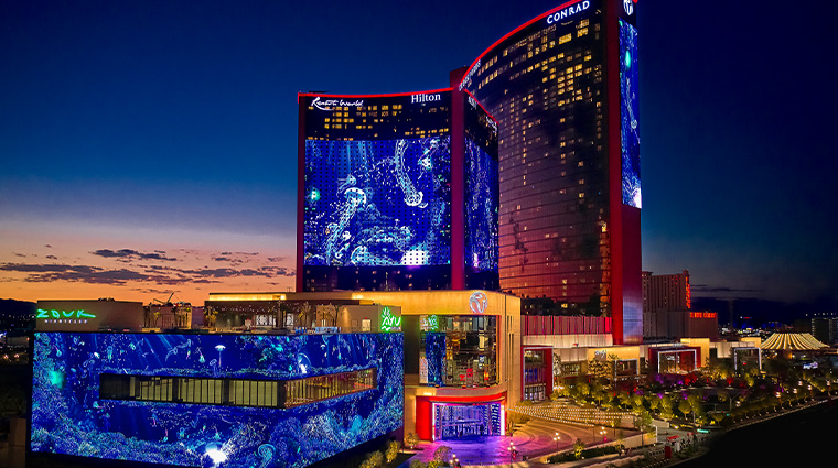 conrad las vegas at resorts world exterior