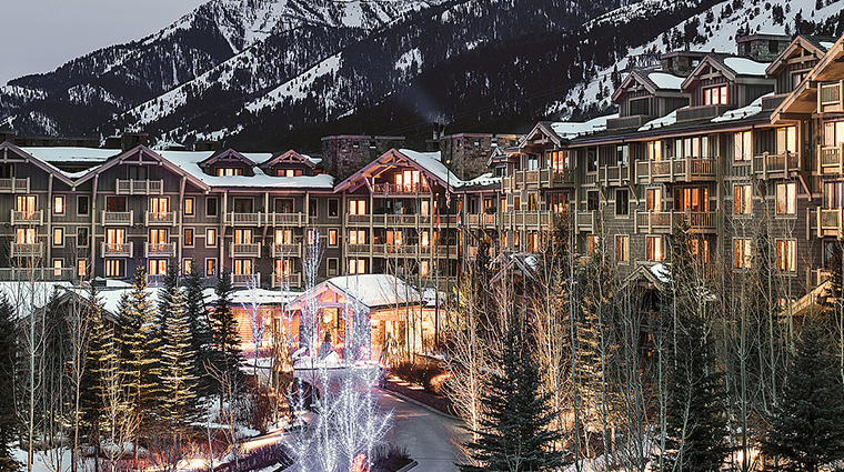 four seasons resort and residences jackson hole winter exterior