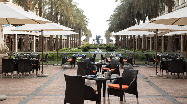 jumeirah messilah beach hotel spa garden cafe