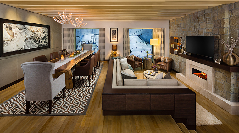 kempinski mall of the emirates aspen ski chalet living room