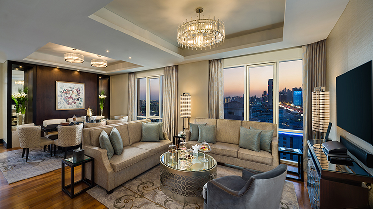 kempinski mall of the emirates presidential suite living room