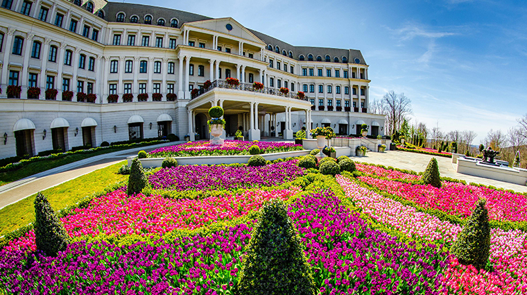 nemacolin woodlands resort chateau lafayette facade