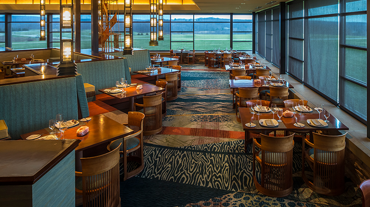 nemacolin woodlands resort falling rock Aqueous dining room