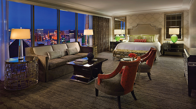 PropertyImage FourSeasonsLasVegas Hotel GuestroomsandSuites Strip ViewSuite CreditFourSeasons