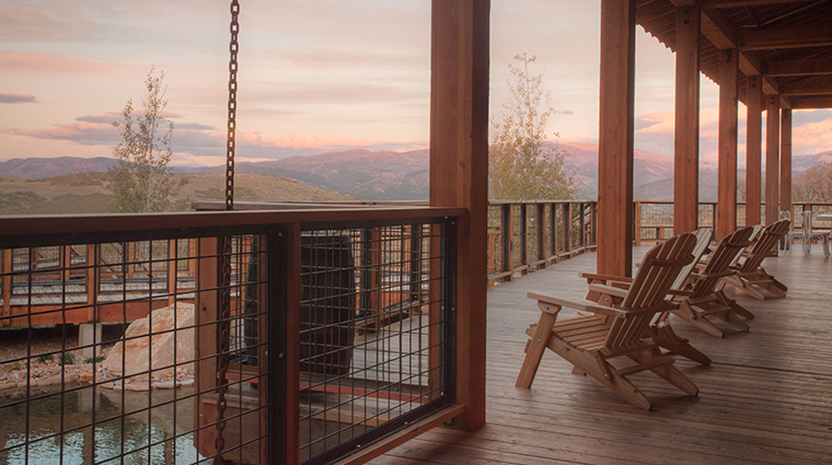 the lodge at blue sky auberge resorts collection distillery patio