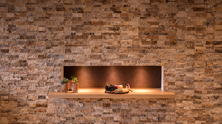 the lodge at blue sky auberge resorts collection earth suite stone wall