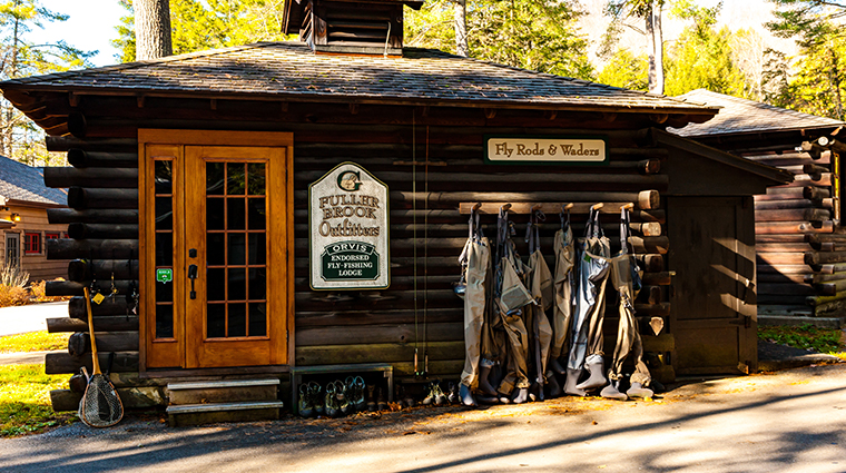 the lodge at glendorn fishing shack