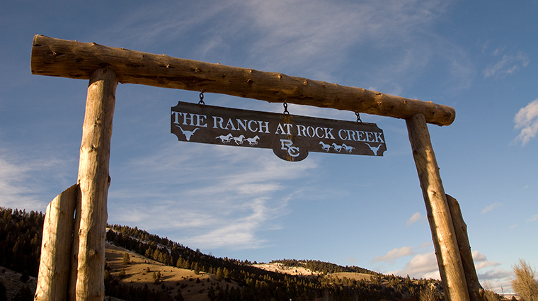 the ranch at rock creek sign