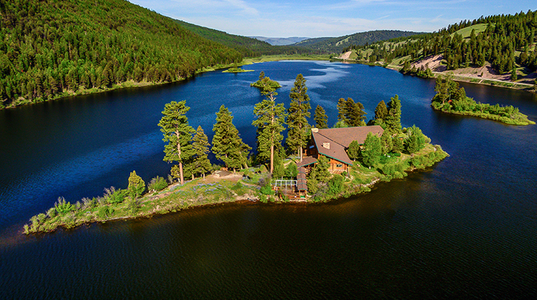 the resort at paws up montana island