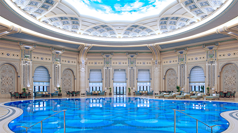 the ritz carlton riyadh indoor pool