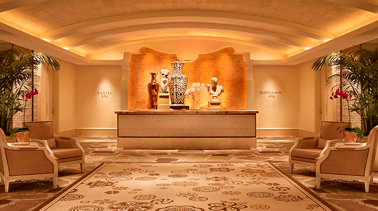 the spa at wynn las vegas reception