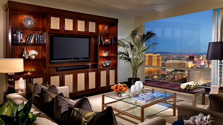 trump international hotel las vegas penthouse living space